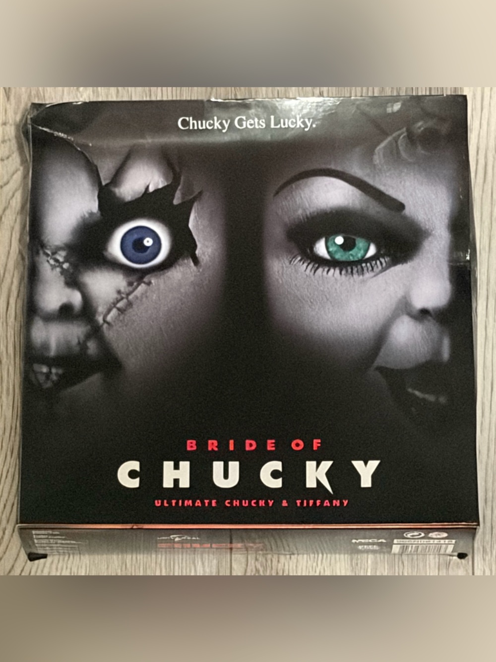NECA Chucky and Tiffany 7 inch 2 Pack Bride Of Chucky Horror Movie Toy Figures
